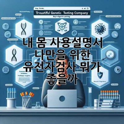 내 몸 사용설명서🧬 나만을 위한 유전자검사, 뭐가 좋을까?