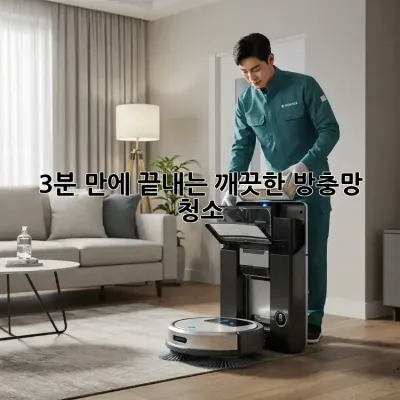 3분 만에 끝내는 깨끗한 방충망 청소! ✨