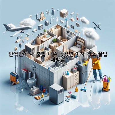 ✨ 반짝반짝 새 출발! 나주 동강면 이사 청소 꿀팁 대방출 🏡